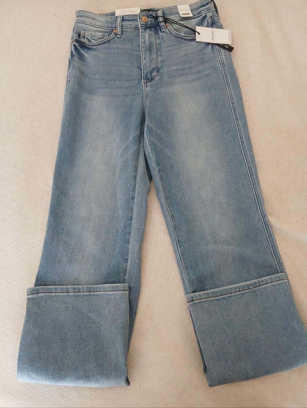 Judy Blue Light Blue Straight Leg Jeans Size 7 / 28